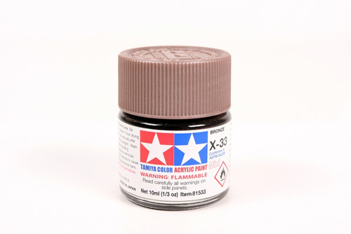 Tamiya 81533 Mini Acrylic X-33 Bronze - 10ml