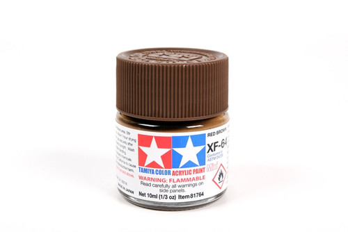 Tamiya 81764 Mini Acrylic XF-64 Red Brown - 10ml