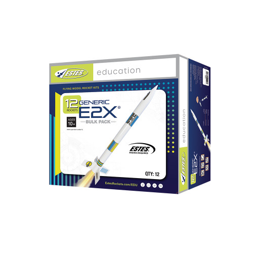 Estes 1764 Generic E2X Bulk Pack E2X - 12 Pack