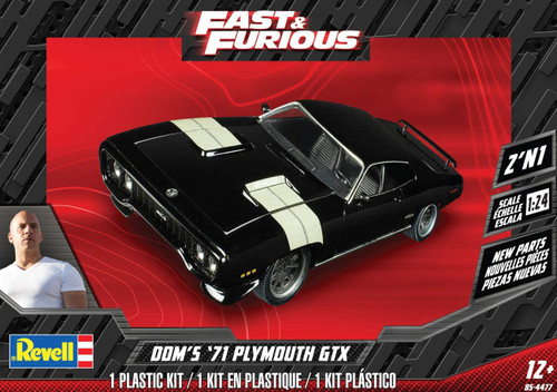 Revell 854477 Dom's Plymouth Gtx 2'n1