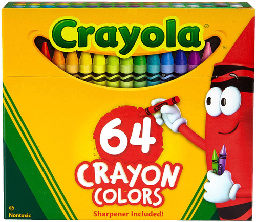 Crayola 52-0064 64 ct. Crayons - Non-Peggable