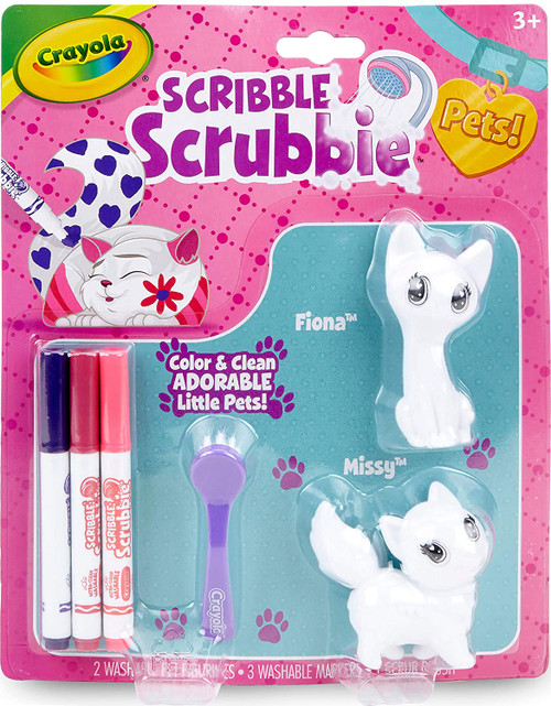 Crayola 74-7253 Scribble Scrubbie Pets, Cats