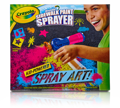 Crayola 13534 Washable Sidewalk Paint Sprayer Set