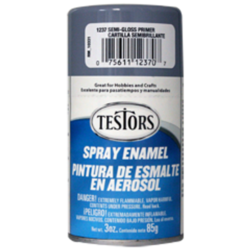 Testors 1237 Primer Spray Enamel - 3oz