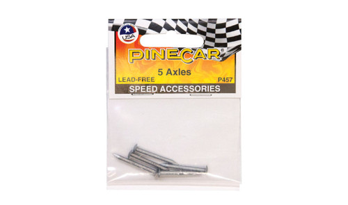 PineCar 457 Axles/5 nails