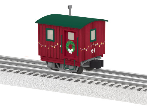 Lionel 2526800 O Christmas Disconnect Caboose #24