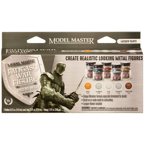 Testors 342301 Model Master Acrylic Paint Sets - Fantasy War Figure Paint Set