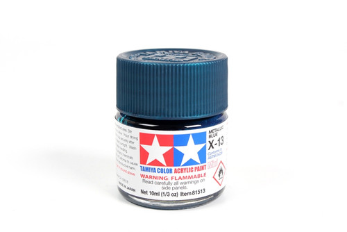 Tamiya 81513 Mini Acrylic X-13 MetallicBlue/10ml