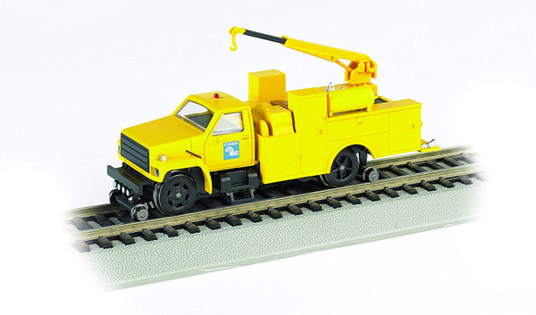 Bachmann 16903 HO Hi-Rail Equipment Truck w/Crane CR/DCC