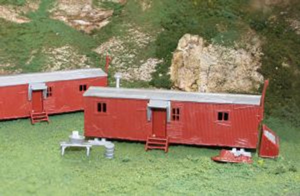 Bachmann 45175 HO Plasticville Railroad Work Sheds/2pc