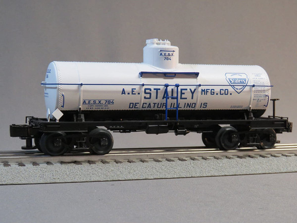 Lionel 6-84804 O Gauge 8000g Tank Car AE Staley #704