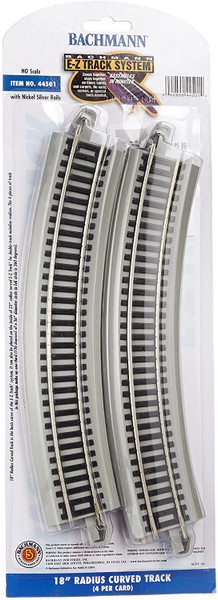 Bachmann 44501 HO EZ Track NS 18" /SILENT"R/4cd