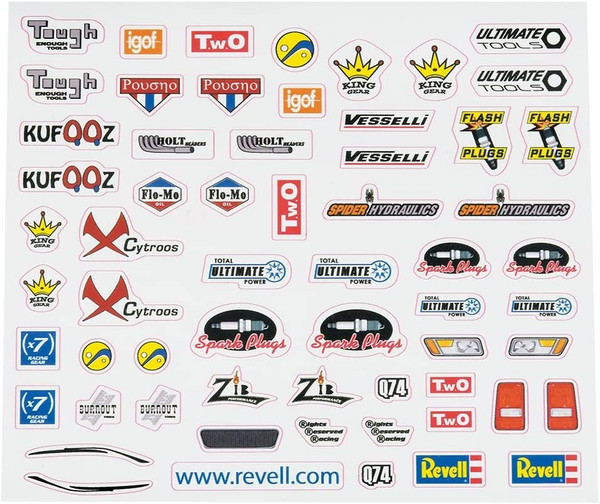 Revell 8678 Bsa Pwd Peel & Stick Decal F