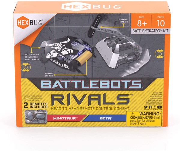 Hexbug BattleBots Rivals 2.0 Twin-Pack - Beta vs. Minotaur