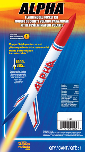 Estes 1225 Alpha Rocket - Skill 1