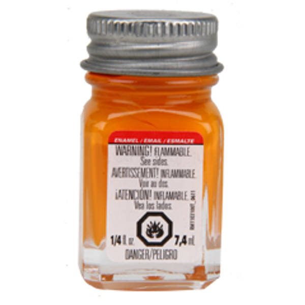 Testors 1126 Enamel Paint Tangerine - 1/4oz