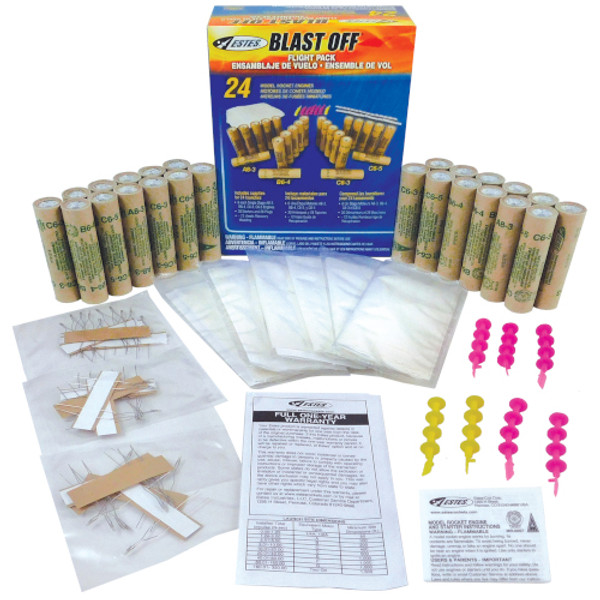 Estes 1672 Blast-Off Flight Pack  - 24 Pack