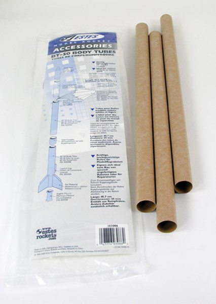 Estes 3086 BT-50 Body Tube - 3 Pack