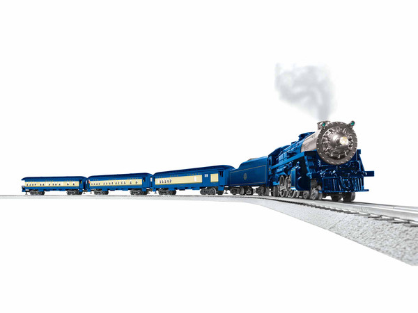 Lionel 1923070 O Gauge LionChief Blue Comet Steam Psg.Set/4-4-2