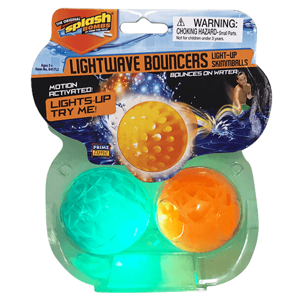 Prime Time Toys 84170 Lightwave Bouncers Luminator Skim Ball 2-Pack