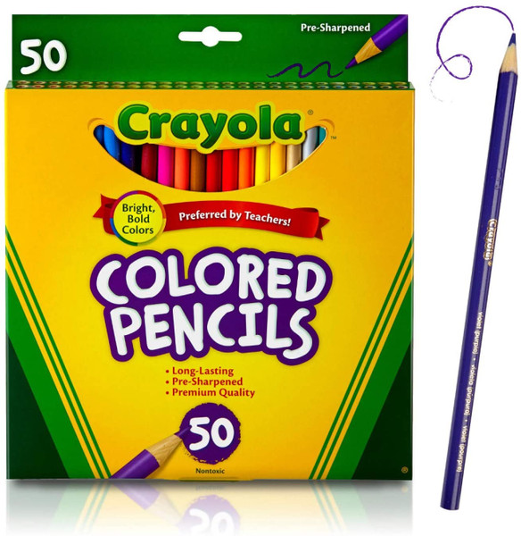 Crayola 50 ct. Colored Pencils, Long