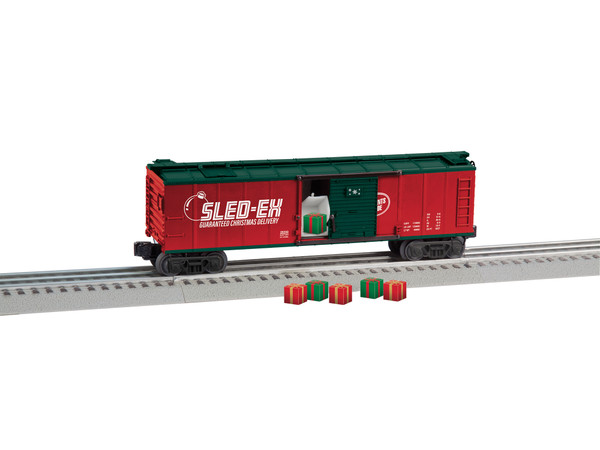 Lionel 2128250 O Gauge SledEx Present Unloading Car