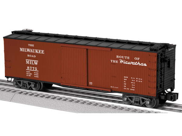 Lionel 6-81066 O Gauge Milwaukee Road Double-Sheathed Boxcar #8775