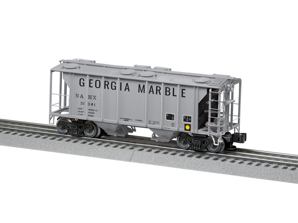 Lionel 6-85098 O Gauge PS2 Covered Hopper Georgia Marble #31341