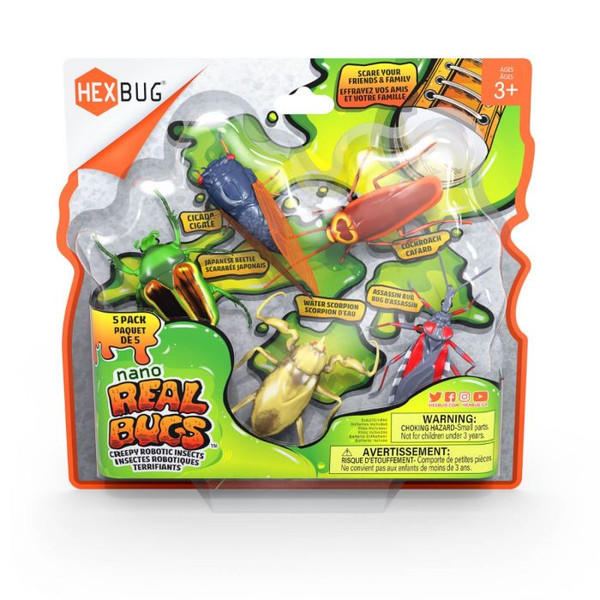 Hexbug 477-7676 Real Bugs Nano - 5 Pack