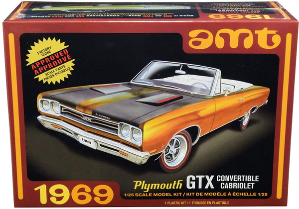 AMT 1137 1969 Plymouth GTX Convertible 2T - Skill 2