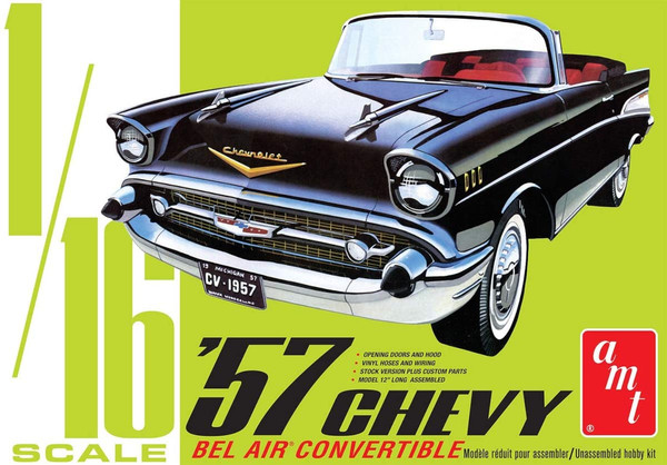 AMT 1159 1957 Chevy Bel Air Convertible - Skill 3