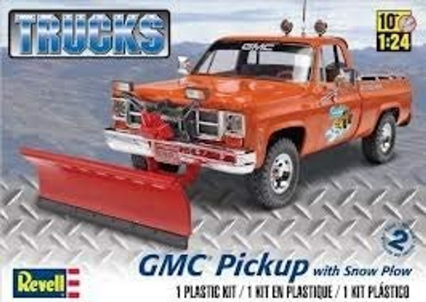 Revell 857222 GMC Pickup with Snow Plow - Skill 2