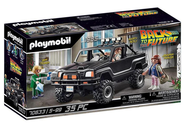 Playmobil 70633 Back To The Future Marty's P/U Truck 35 Piece Set Truck