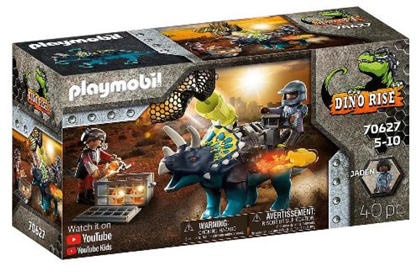 Playmobil 70627 Dino Rise Battle For The Legendary Stones 40  Piece Set