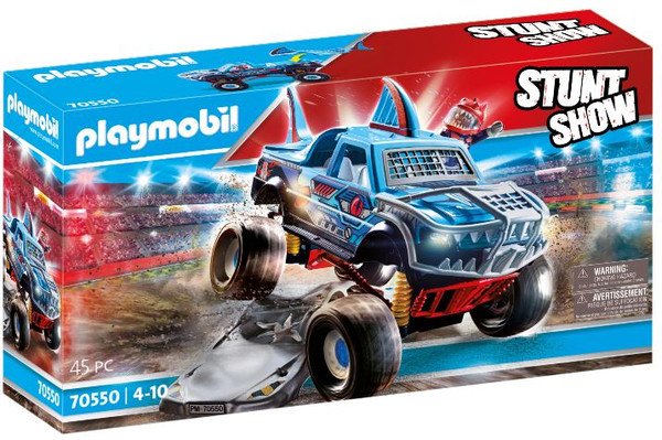 Playmobil 70550 Shark Monster Truck 45 Piece Playset