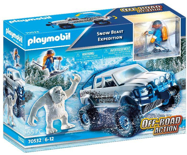 Playmobil 70532 4x4, Snow Beast & Skier Playset