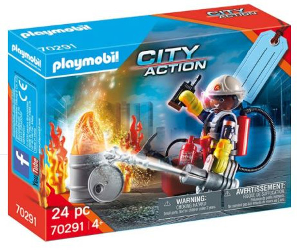 Playmobil 70291 Fire Rescue 24 Piece Playset