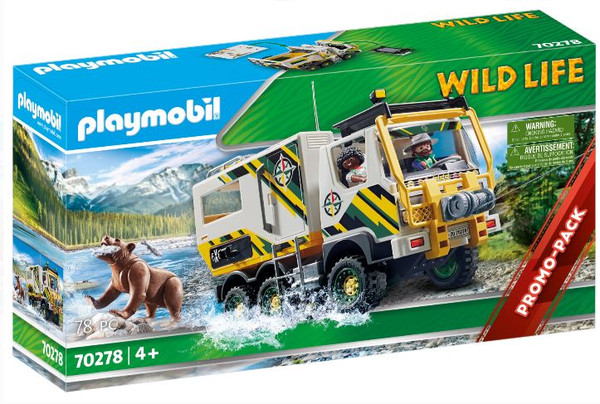 Playmobil 70278 Wild Life Expedition Truck 78 Piece Playset