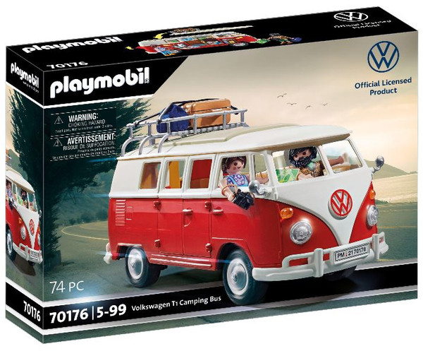 Playmobil 70176 Volkswagen Camping Bus 74 Piece Set