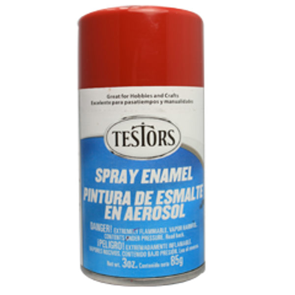 Testors 1204 Gloss Dark Red Spray Enamel - 3oz