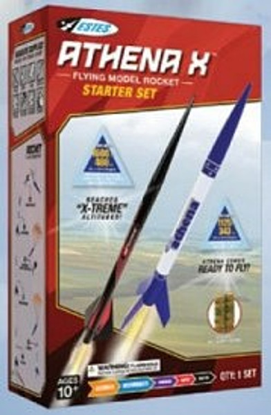 Estes 5304 Athena X Starter Set (2 Rockets) Skill - Beginner