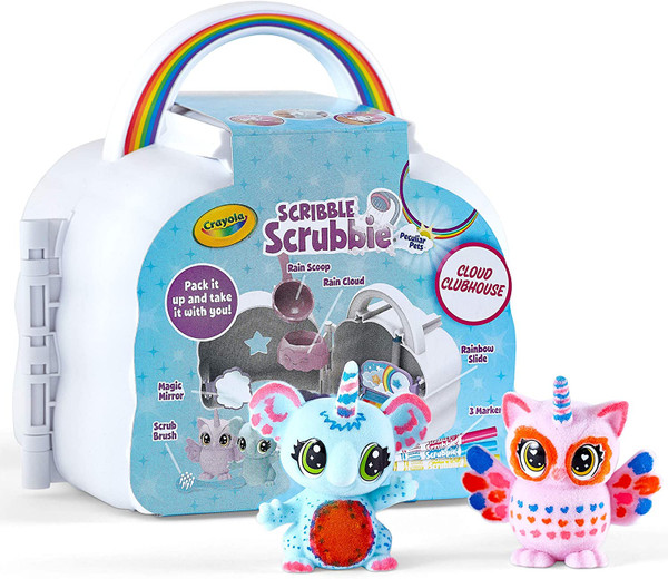 Crayola 74-7427 Scribble Scrubbie Peculiar Pet Club House