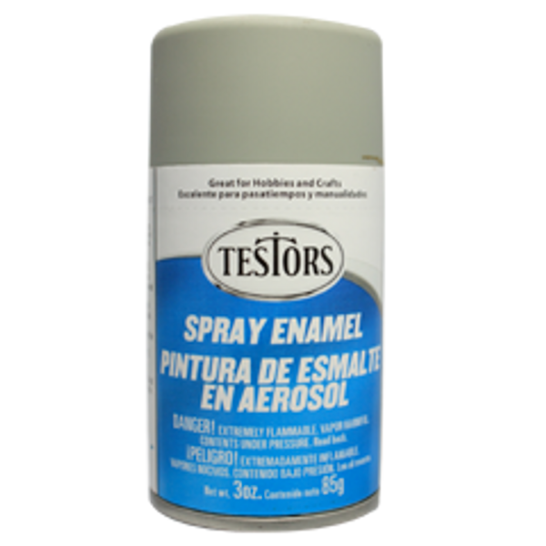 Testors 1226 Dark Aircraft Gray Spray Enamel - 3oz