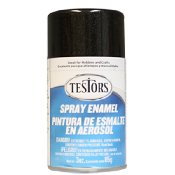 Testors 1254 Black Metallic Enamel - 3oz