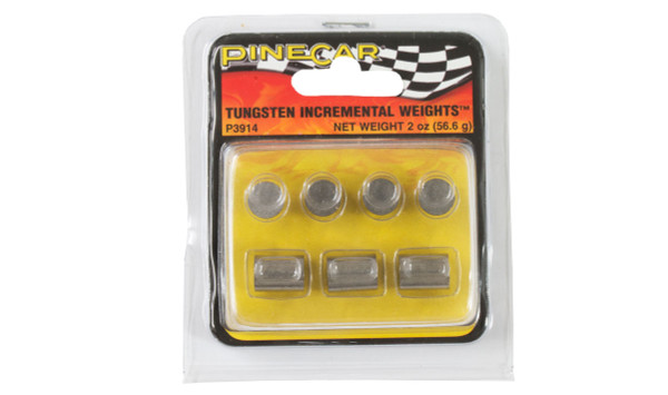 PineCar 3914 Tungsten Incremental Cylinder Weights 2 oz.
