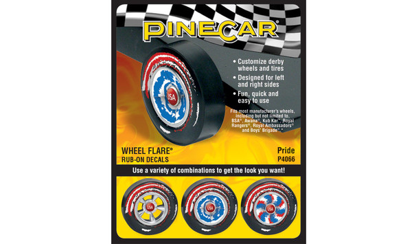 PineCar 4066 Pride Wheel Flare 4 X 2.5"