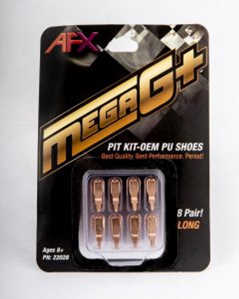 AFX (Tomy) 22028 Mega G+ Pit Kit PU Shoes - Long