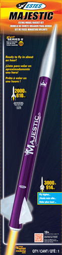 Estes 9707 Majestic PSII Rocket E2X