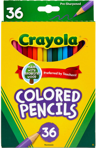 Crayola 36 ct Erasable Colored Pencils