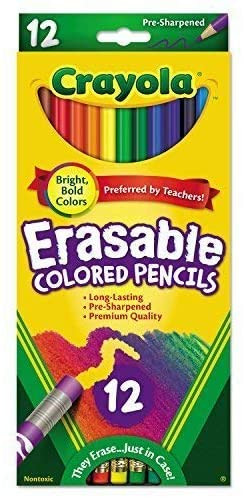 Crayola 36 ct Erasable Colored Pencils